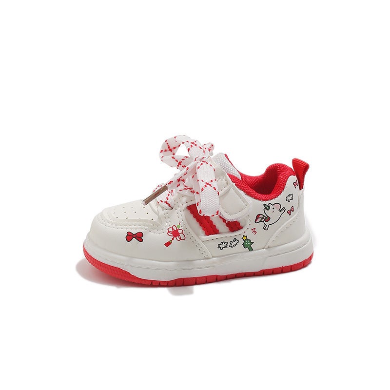 Mesh Sneakers Lightweight Flexible Sole Walking Shoes For Kids Indoor And Outdoor Activities - Image 1