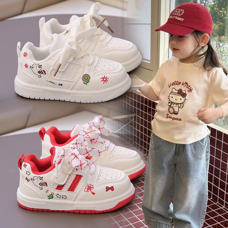 Mesh Sneakers Lightweight Flexible Sole Walking Shoes For Kids Indoor And Outdoor Activities - Image 2
