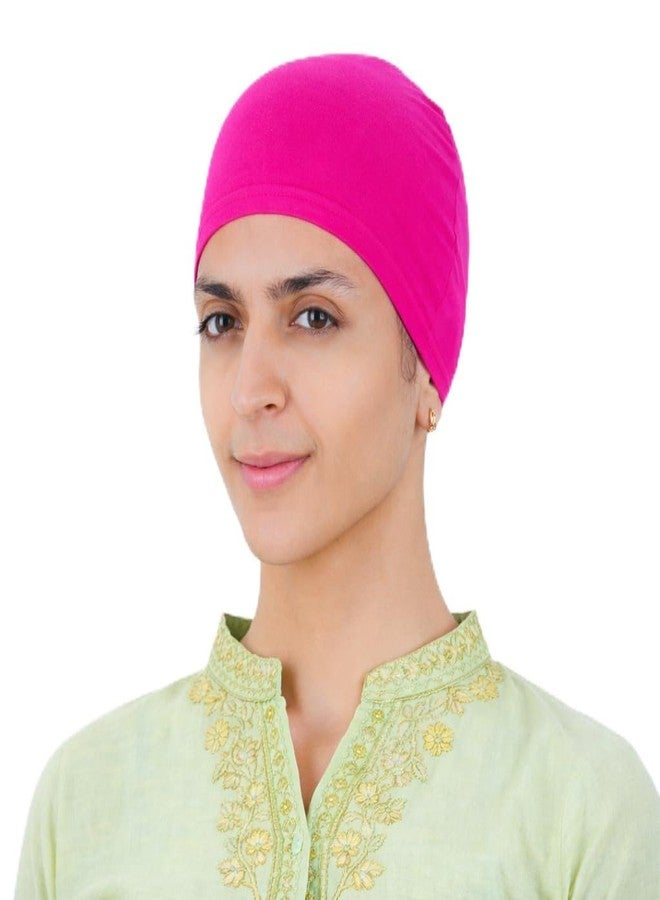 Pride Apparel Helmet Skull Cap Cotton Liner Women (Pink) - Image 2