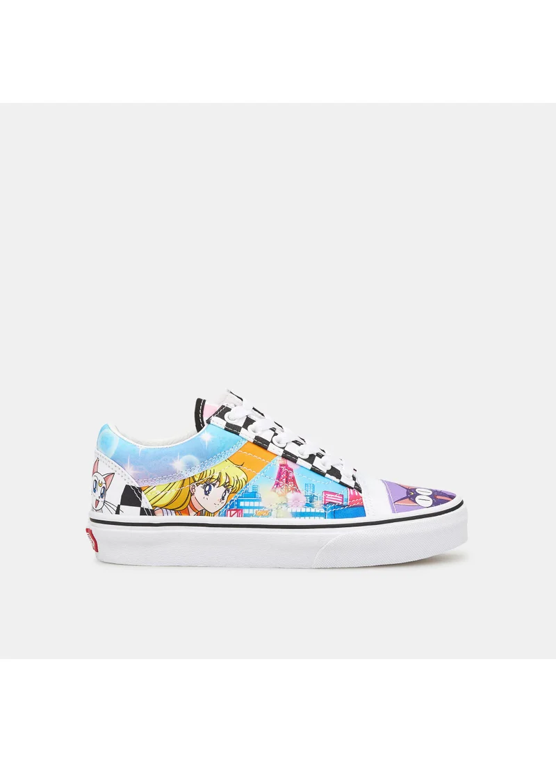 VANS Kids' x Pretty Guardian Sailor Moon Old Skool Patchwork Shoe (Younger Kids)