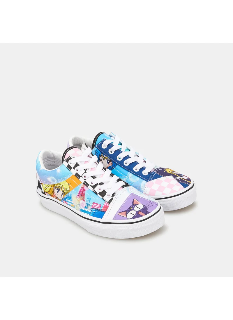 VANS Kids' x Pretty Guardian Sailor Moon Old Skool Patchwork Shoe (Younger Kids)