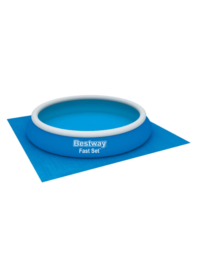 Bestway Bestway Ground Cloth for Above Ground Swimming Pools, 16 ft x 16 ft (4.88 m x 4.88 m) Protective Pool Ground Sheet, Durable Pool Base Mat for Steel Frame & Inflatable Pools