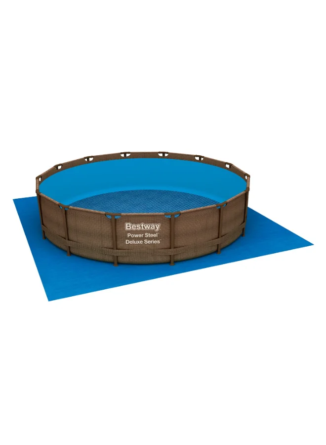 Bestway Bestway Ground Cloth for Above Ground Swimming Pools, 16 ft x 16 ft (4.88 m x 4.88 m) Protective Pool Ground Sheet, Durable Pool Base Mat for Steel Frame & Inflatable Pools