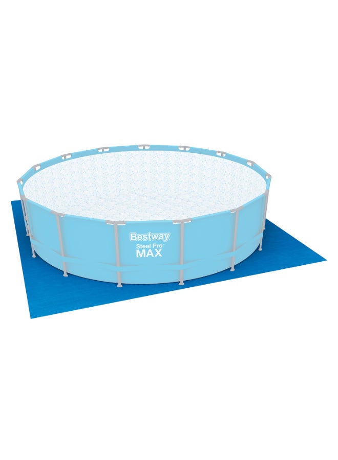 Bestway Ground Cloth for Above Ground Swimming Pools, 16 ft x 16 ft (4.88 m x 4.88 m) Protective Pool Ground Sheet, Durable Pool Base Mat for Steel Frame & Inflatable Pools - Image 4