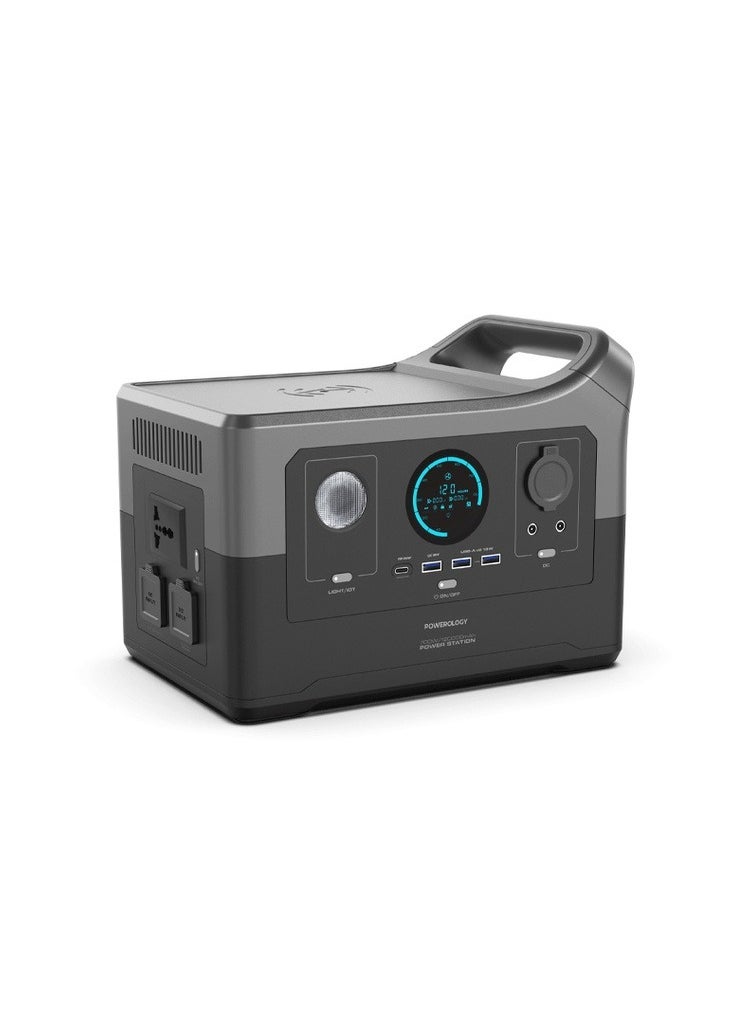 Portable Power Generator Fast Charging with APP 120000mAh 700W - Black 