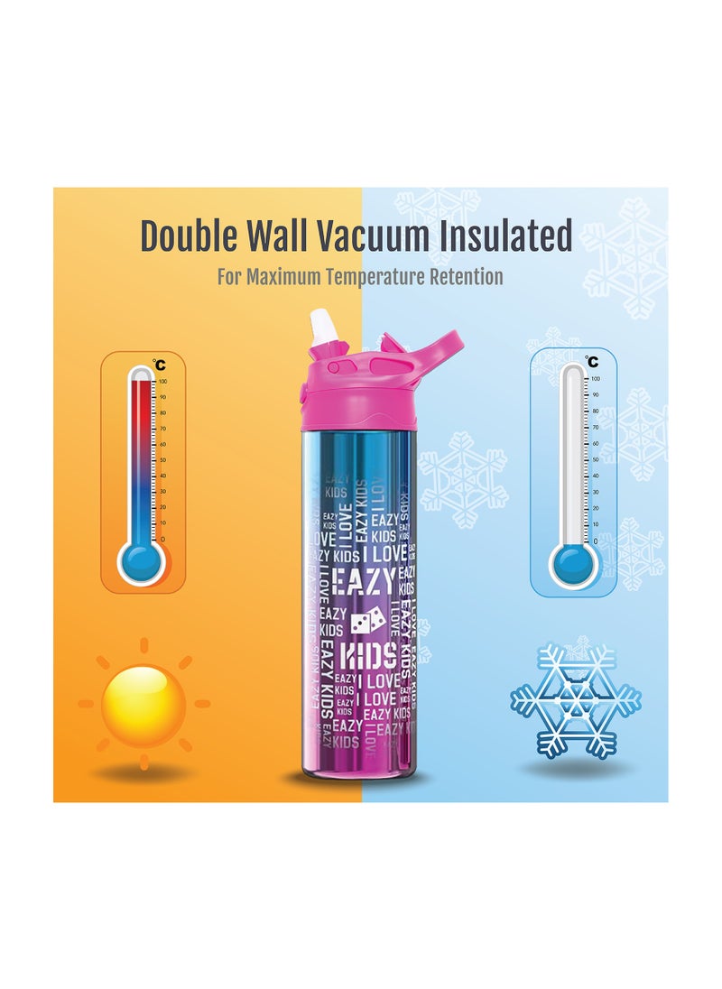 Eazy Kids Double Wall Stainless Steel Water Bottle 530Ml  - Image 5