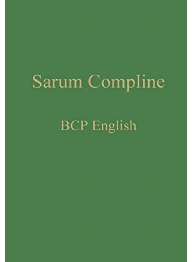 Sarum Compline BCP English - Hardback