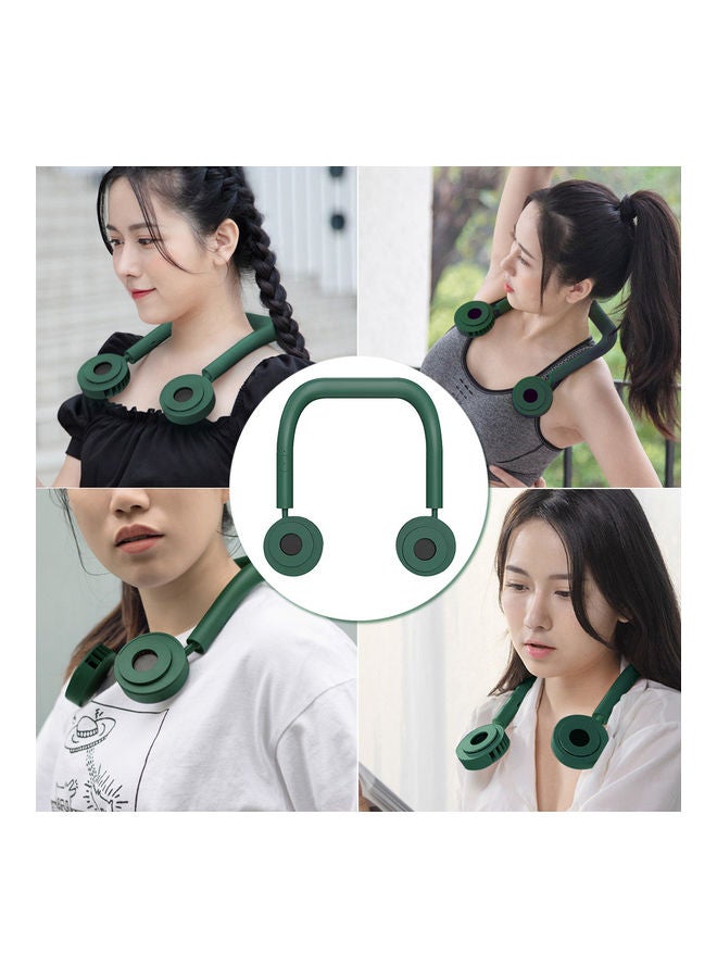 Mini Portable Fan Dark Green - Image 1