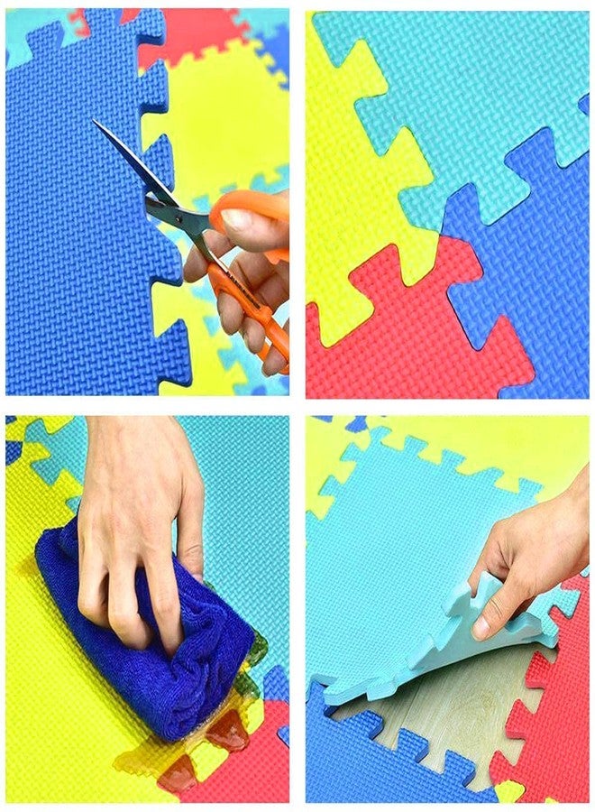 Kangler Kids Puzzle Play Mats, 20pcs Extra Large Colorful Foam Flooring Tiles, Interlocking Floor Mats with Borders for Children Infant Baby Crawling, Exercise, Playroom, Play Area, Baby Nursery - Image 5