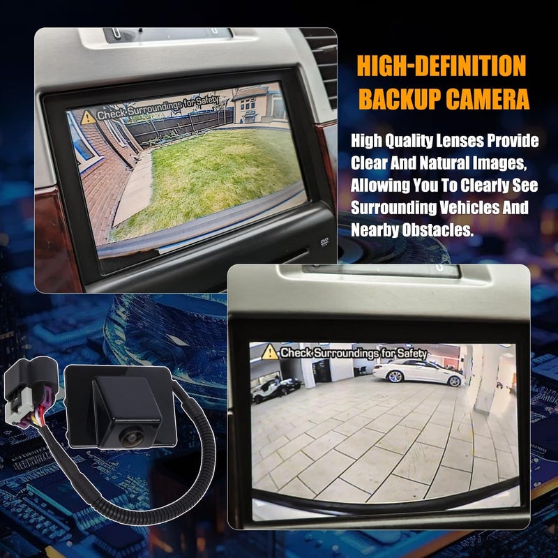 RANSOTO 590-076 Rear View Backup Camera for 2007-2013 Chevy Suburban, Tahoe, GMC Yukon, Cadillac Escalade - Image 5