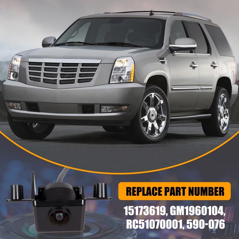 RANSOTO 590-076 Rear View Backup Camera for 2007-2013 Chevy Suburban, Tahoe, GMC Yukon, Cadillac Escalade - Image 2