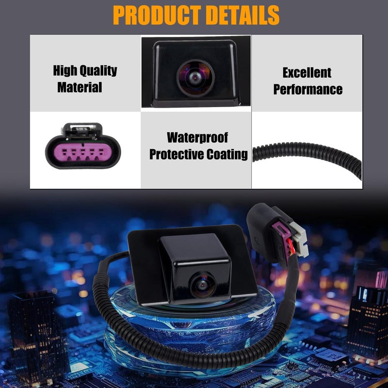 RANSOTO 590-076 Rear View Backup Camera for 2007-2013 Chevy Suburban, Tahoe, GMC Yukon, Cadillac Escalade - Image 3