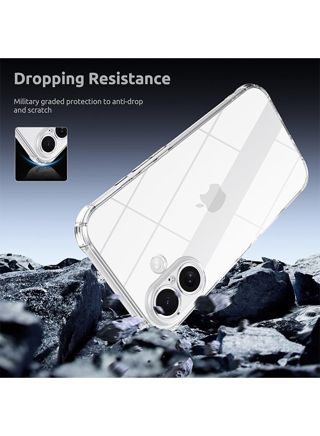 واي جيه غطاء هاتف iPhone 17 كامل الحماية، واقٍ من الصدمات بدرجة عسكرية، غطاء iPhone 17 مقاوم للاصفرار، مقاوم للتآكل، مضاد للخدوش والبصمات، غطاء هاتف 17 نحيف جداً بحافة مرتفعة إضافية - Image 2