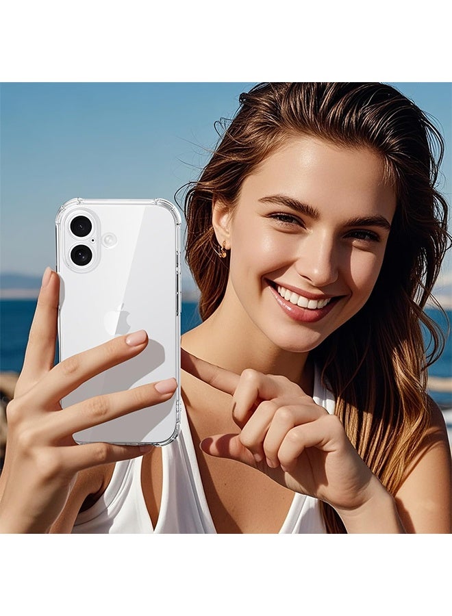 واي جيه غطاء هاتف iPhone 17 كامل الحماية، واقٍ من الصدمات بدرجة عسكرية، غطاء iPhone 17 مقاوم للاصفرار، مقاوم للتآكل، مضاد للخدوش والبصمات، غطاء هاتف 17 نحيف جداً بحافة مرتفعة إضافية - Image 4