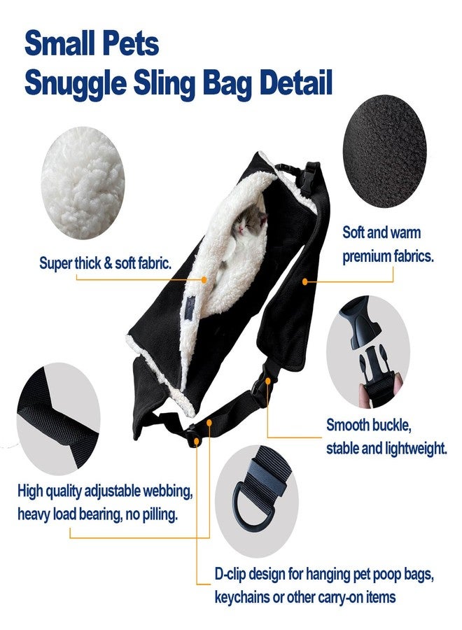 WATFOON Adjustable Fluffy Bearded Dragon Sling Carrier Bag, Reptile Carrier with Leash Harness Lizard Cage Accessories for Small Animal, Kitty, Ferrets, Squirrel, Hamsters,Parrot (X-Large) - Image 3