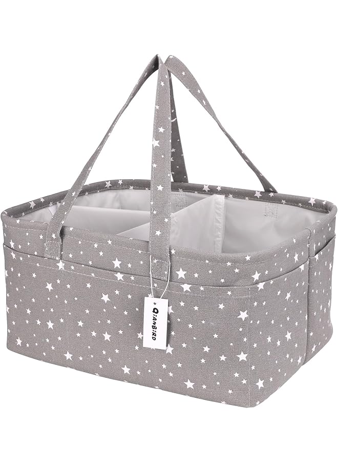 erorex Baby Diaper Caddy Organizer Extra Large Diaper Caddy Organizer For Boy Girl Diaper Holder Tote Bag  - Image 1