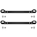 WFPOWER JDM to USDM Licence Plate Adaptor 2 Pack Aluminum JDM Mini Truck License Plate Adaptor for JDM Car Trailer License Plate Bracket JDM License Plate Frame Holder Japanese License Plate - Image 2