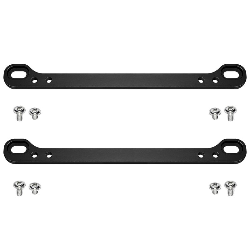 WFPOWER JDM to USDM Licence Plate Adaptor 2 Pack Aluminum JDM Mini Truck License Plate Adaptor for JDM Car Trailer License Plate Bracket JDM License Plate Frame Holder Japanese License Plate - Image 3