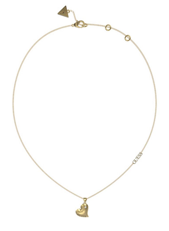GUESS Fluid Heart Charm Necklace