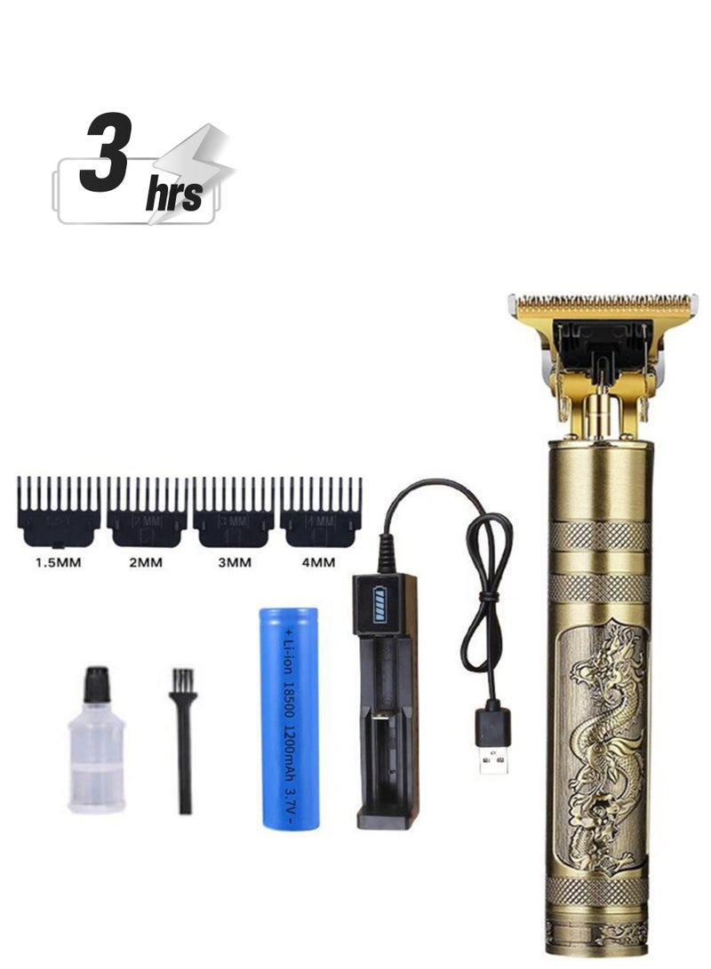 إلترازون Oil Head Electric Hair Clipper Smooth Cutting High Speed USB Charging Tool L2Y3 - Image 1