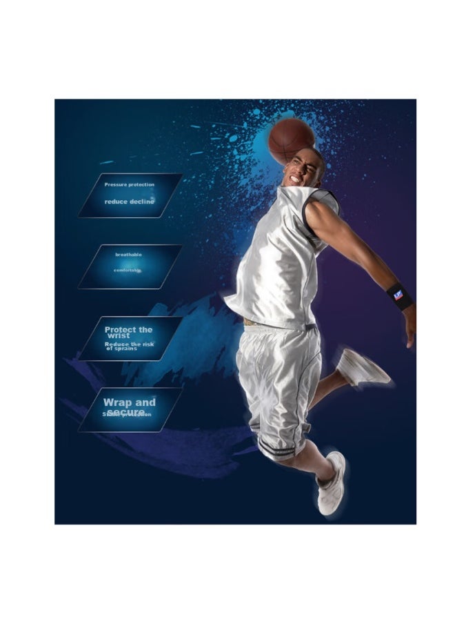 LP Lp633 Fitness Wrist Support Bandage, Breathable, For Badminton, Tennis, Bench Press, Volleyball, Compression Brace, Single Piece, One Size Fits All  - Image 3