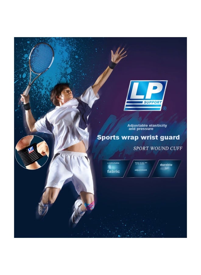 LP Lp633 Fitness Wrist Support Bandage, Breathable, For Badminton, Tennis, Bench Press, Volleyball, Compression Brace, Single Piece, One Size Fits All  - Image 2
