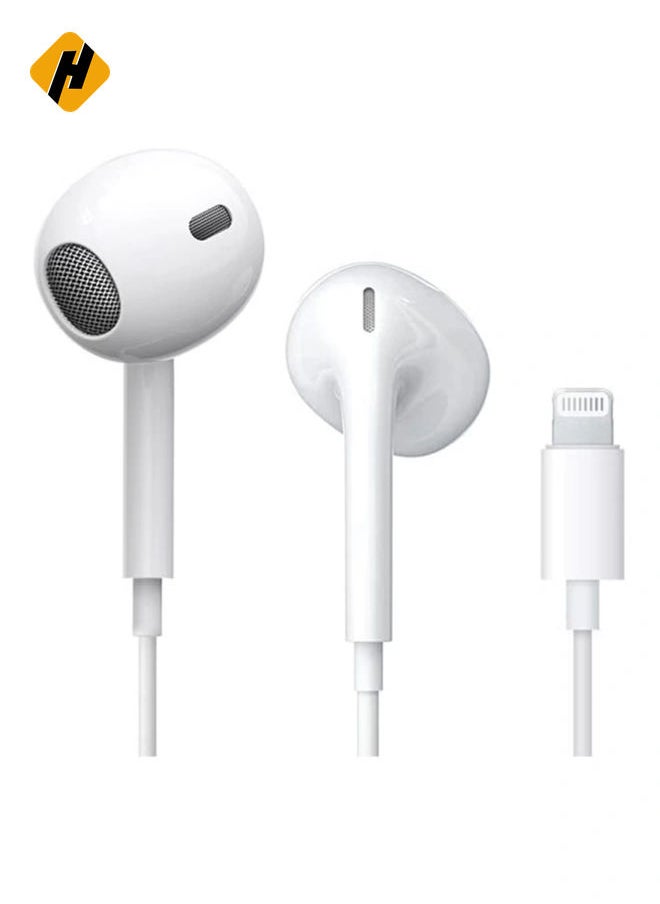 HuHa - Lightning Headphone Wired for iPhone 13 [Apple MFi Certified] Built-in Microphone & Volume Control, in-Ear Stereo Headset Compatible with iPhone 13 Mini/SE/12 Pro/12Pro Max/11/X/8 7 - Image 1