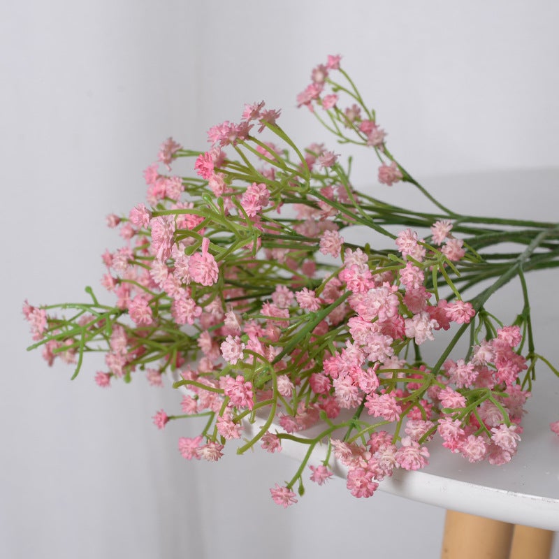 Generic Artificial Babys Breath Bouquet Wedding Decor Classic red  - Image 5