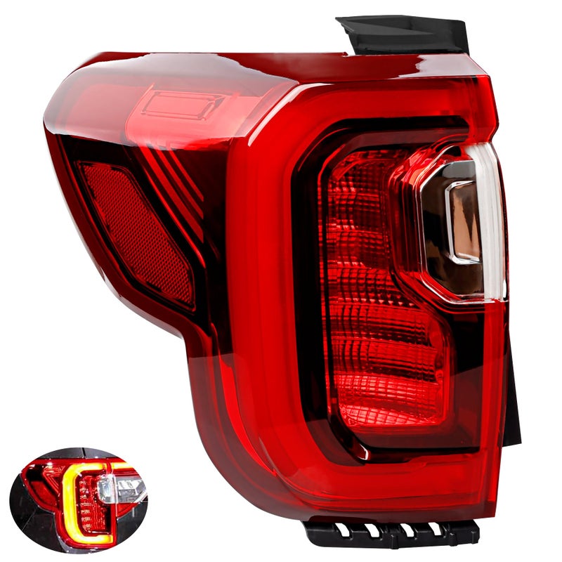 مصابيح خلفية LED متوافقة مع 2020-2023 GMC أكاديا SL SLE SLT دينالي استبدال 85150719 مجموعة مصابيح خلفية خارجية للجهة اليسرى للسائق