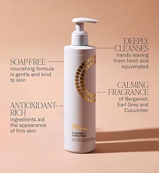 Mii Cosmetics Cleanse Condition Hand Cleanser DualAction Hand Wash Gentle Hand Soap Liquid Cleanser Nourishing Liquid Hand Soap Calming Handwash Liquid Soap for Smooth Clean Hands 300ml - Image 4