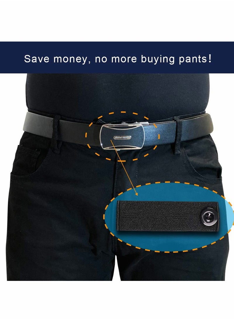 SYOSI - Premium Button Extender for Pants 4pcs Pants Extender for Maternity Buttons Extender for Men Women Waistband Extenders Jean Waist Extenders Black Pants Button Extender Elastic - Image 1