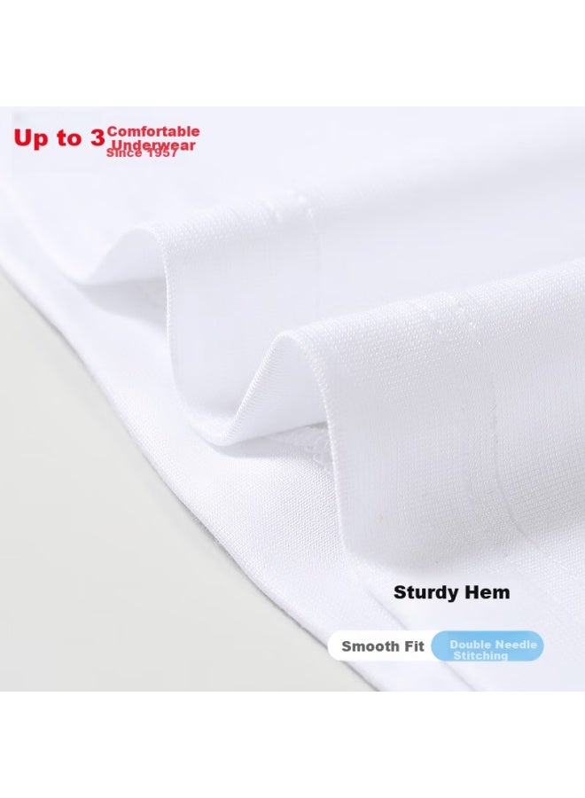 Hongdou Men's 7a Antibacterial Modal Silky Stretch Round Neck Simple Base Layer Sports Vest - Image 4