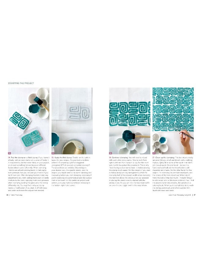 Fabric Stamping: A Simple Guide to Surface Design Using Block Printing and Foam Stamps - Image 4