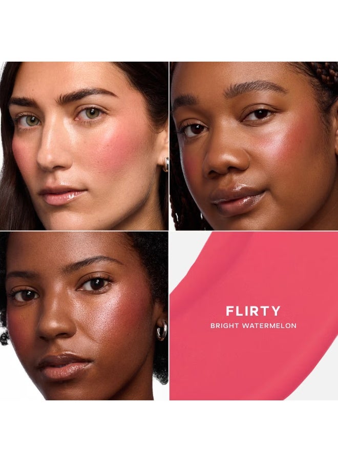 Saie Easy-to-blend blush with duo blush -Flirty - Image 2
