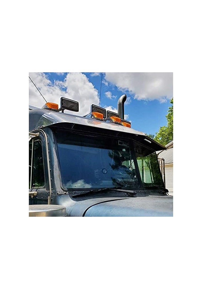 ECOTRIC 5pcs 31LED Amber Cab Marker Lights - Waterproof Top Roof Truck Running Lights - Image 5