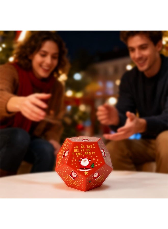 Santa Swap Gift Exchange Dice Game - 12 Sided Christmas Party Game for Family & Friends, Fun Holiday Stocking Stuffer for Kids, Adults, Family Night Activities, Includes Role Play - Image 4