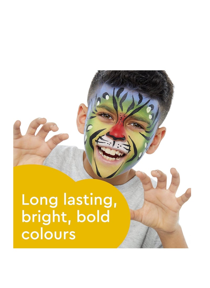 Snazaroo - Snazaroo Face Paint Palette Kit, 8 x18.8g (0.6 Fl Oz), 8 Colours, Face Paint for Kids & Adults - Image 1