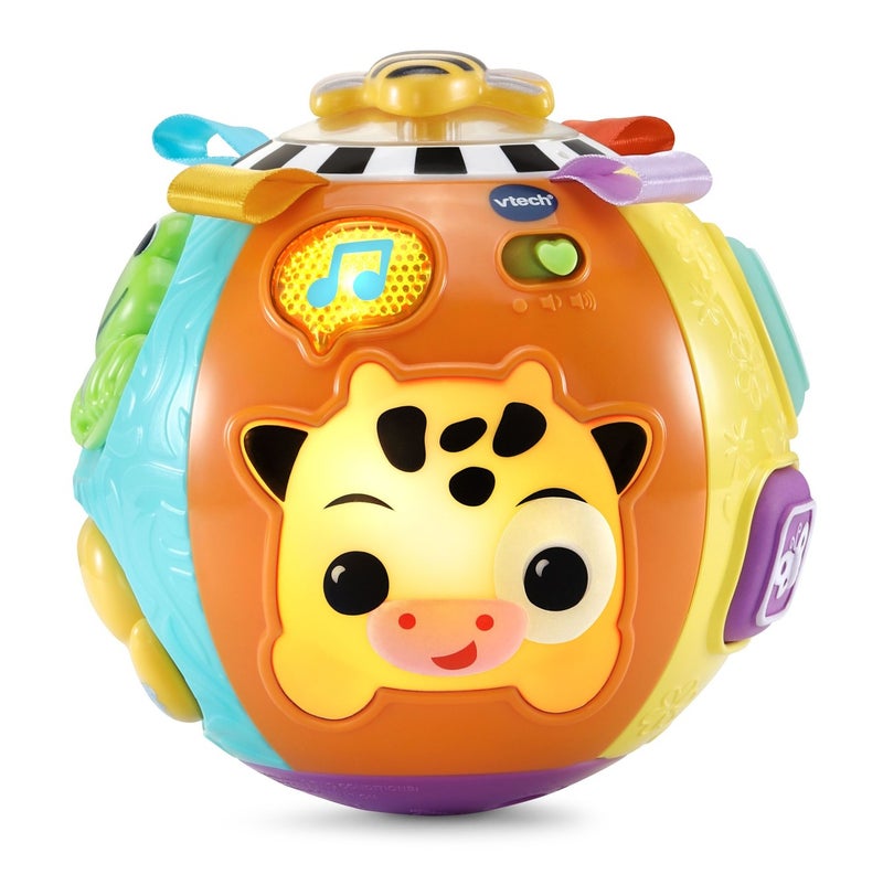 VTech Animal Discoveries Ball – Interactive Learning Toy for Babies | Light-Up Musical Activity Ball with Sounds, Textures & Shapes | Develops Motor Skills, Colors & Animal Recognition - Image 1