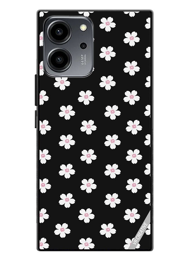 VR CREATIVE Protective Case Cover For Honor 80 SE Flower Design Multicolour - Image 1