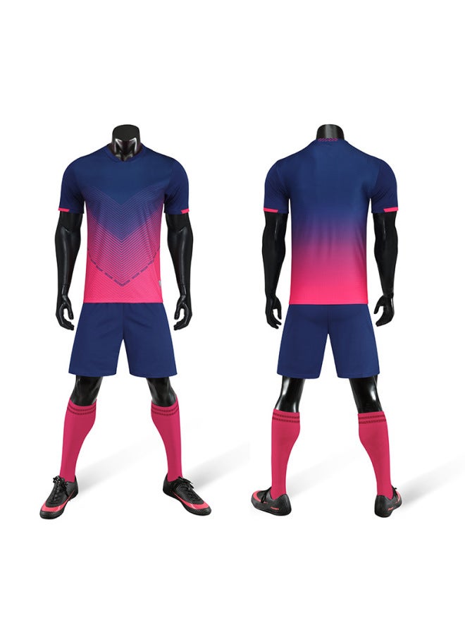 Direct Football Uniform Set Primary And Secondary School Students Match Clothing Adult Children Football Training Jersey Group Purchase Can Be Printed