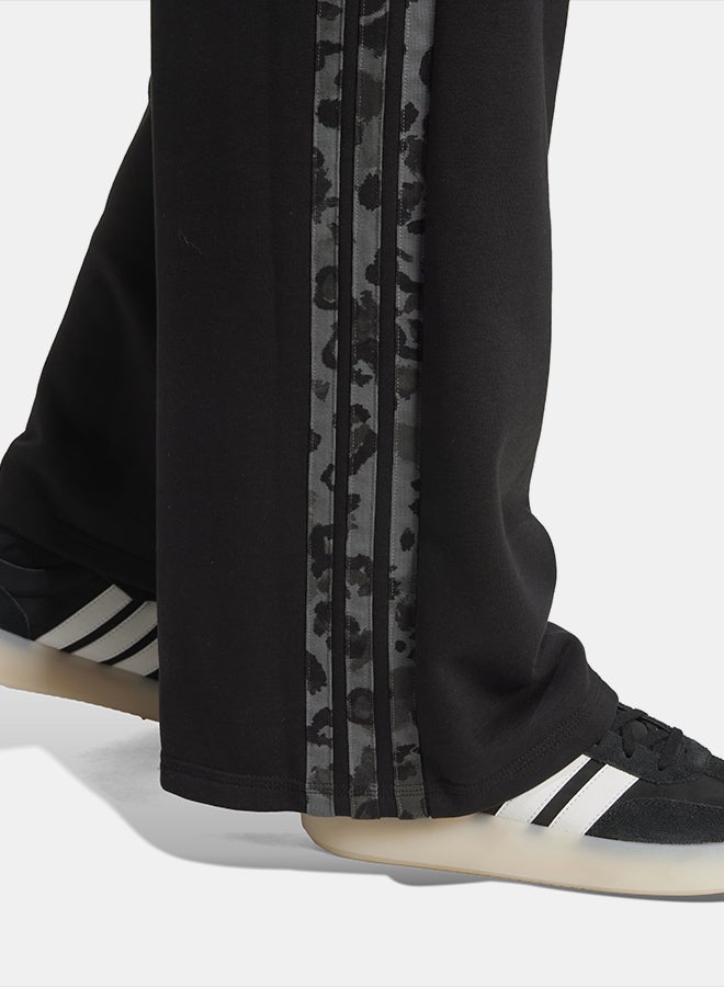 Adidas Animal Print 3-Stripes Open Hem Joggers - Image 5