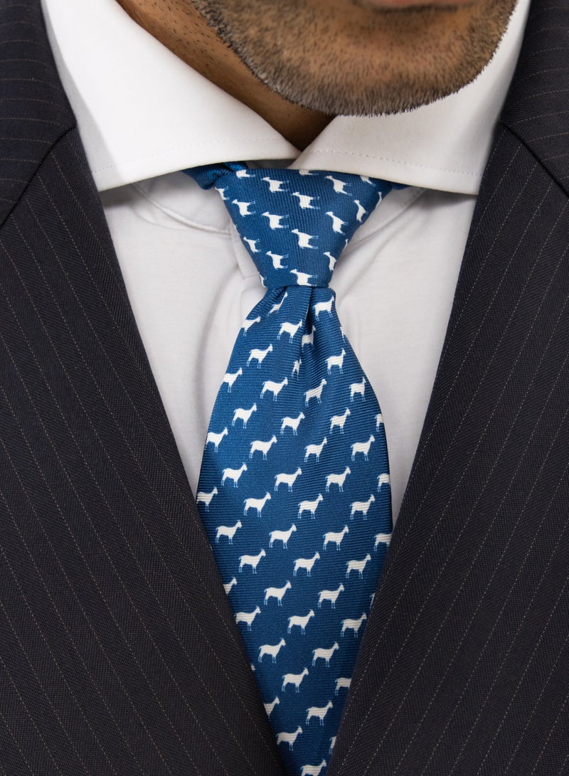 Elliot Martin Elliot Martin tie 100% Silk Twill neck ties Premium Men's Tie (deep navy)  - Image 2