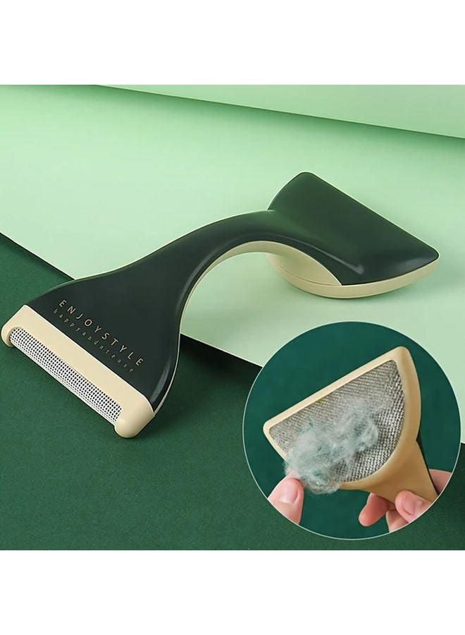 Orange Manual Two Sided Lint Remover Brush Pet Hair Fabric Shaver Portable Cleaner No Battery Needed - Image 3