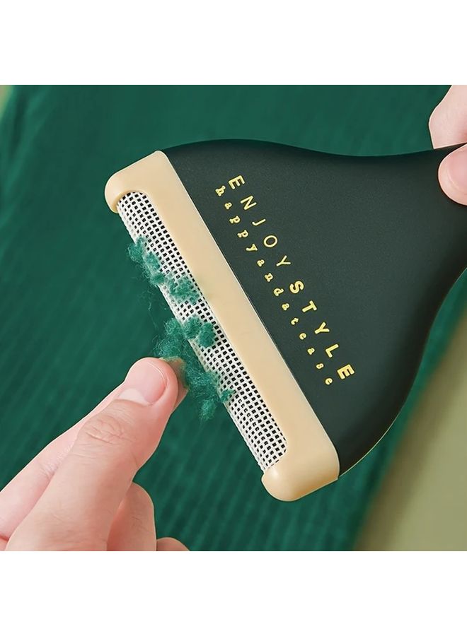 Orange Manual Two Sided Lint Remover Brush Pet Hair Fabric Shaver Portable Cleaner No Battery Needed - Image 2