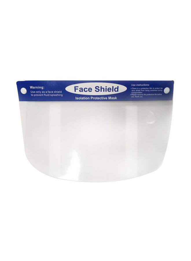 NIBEMINENT Dust Proof Protective Face Shield Clear 32x3x22centimeter - Image 1
