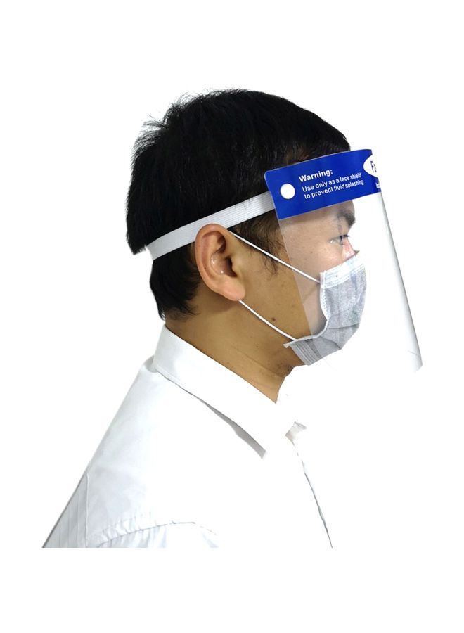 NIBEMINENT Dust Proof Protective Face Shield Clear 32x3x22centimeter - Image 3