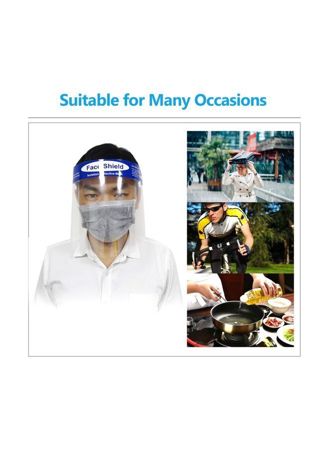 NIBEMINENT Dust Proof Protective Face Shield Clear 32x3x22centimeter - Image 5