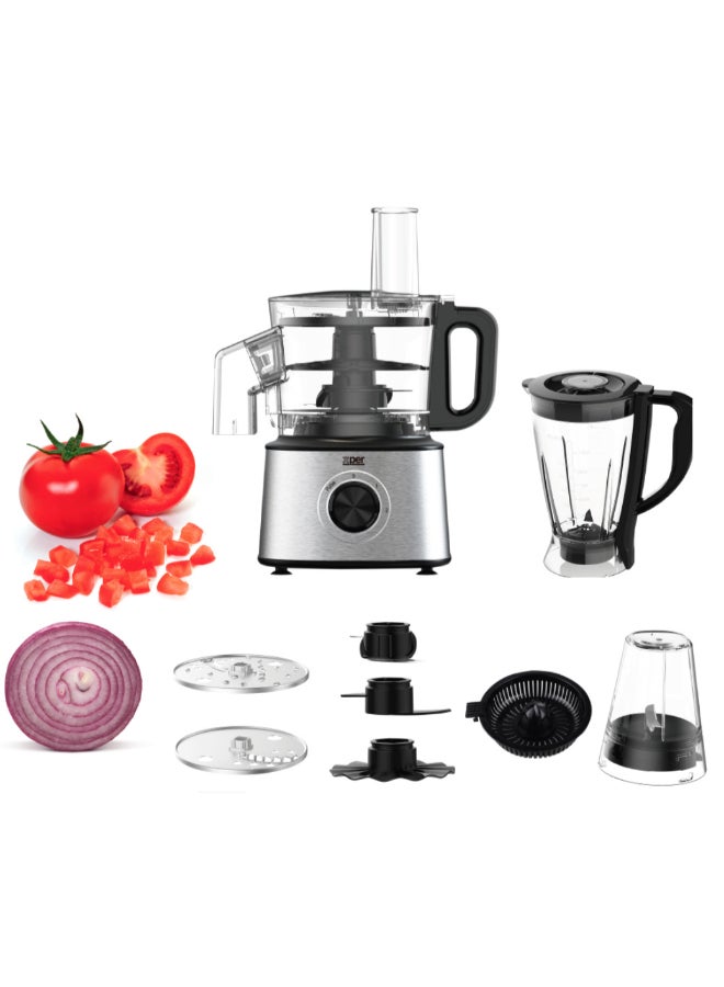 إكسبير محضر طعام اكسبير 1000واط 2.1لتر متعدد الوظائف استيل XPFP-800S - Image 2