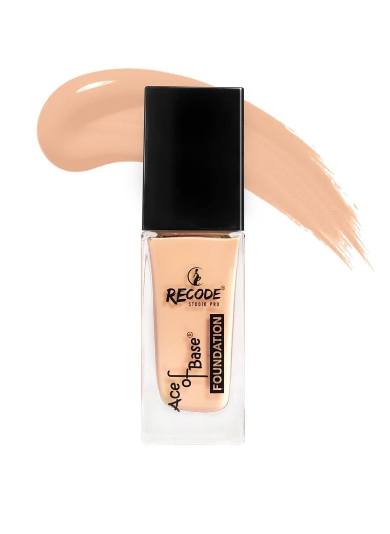 Recode Liquid Foundation Baghnagar 30ml | Waterproof Matte Finish | Medium to High Coverage  - Image 1