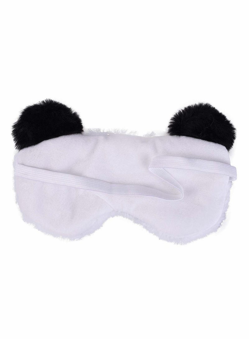 SYOSI Cute Panda Sleeping Mask, MAKINGTEC Soft Fluffy Plush Blindfold Funny Novelty Animal Sleep Mask Eye Cover Eyeshade for Kids Girls Boys Women Men Night Nap Travel Meditation - Image 3
